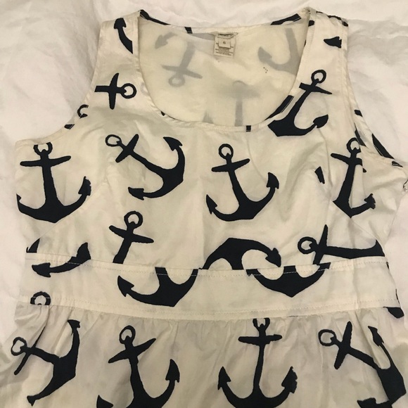 J. Crew Dresses & Skirts - J. Crew Ivory Anchor Dress size 6